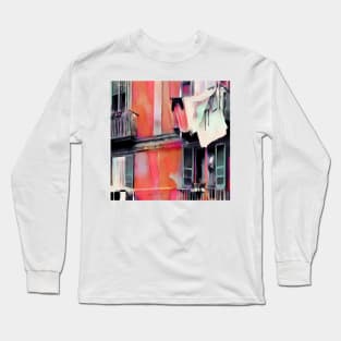 Naples Italy Laundry Long Sleeve T-Shirt